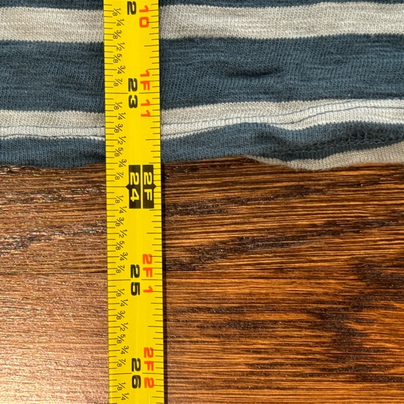 Carve Designs XL Green Striped Tee - Picture 6 of 6